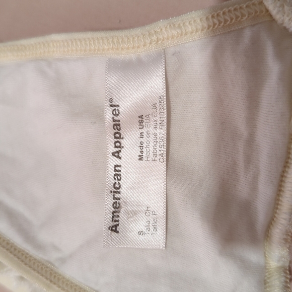 American Apparel 3D floral mesh Bandeau - Picture 6 of 6